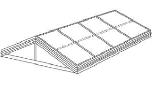 Ridge Light Unit Skylight