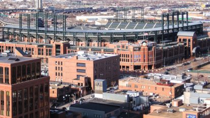 Coors Field Parking Canopy Installation