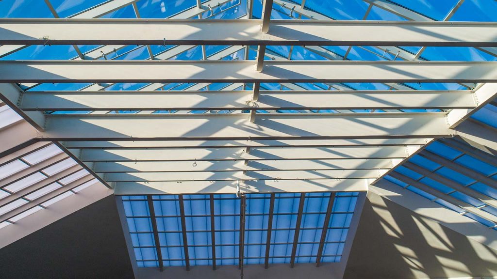 Quaker Bridge Mall atrium skylight 24602-36