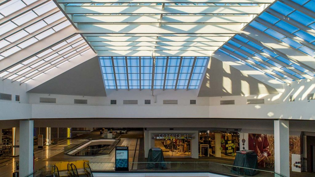 Quaker Bridge Mall atrium skylight 24602-6