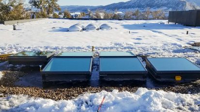 Acrylic Domes to Glass Skylights