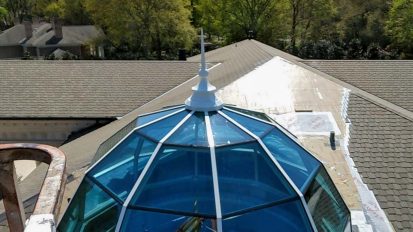 Polygon Skylight Glass Replacement
