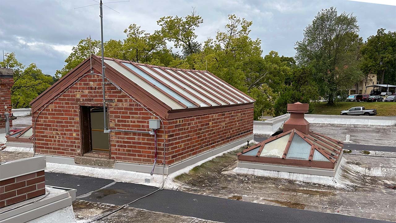 Building B-427 skylights