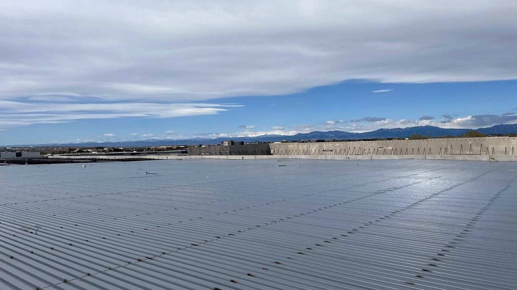 An image of the roof of the building.