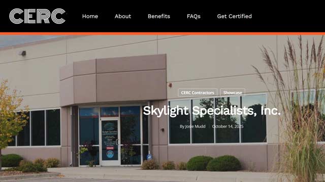 CERC web page image