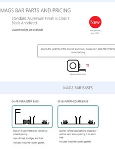 Screen capture of the MAGS Bar Partys page