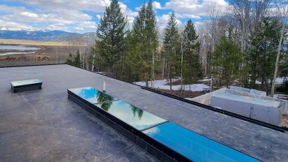 Bar R Residence Glass Skylights