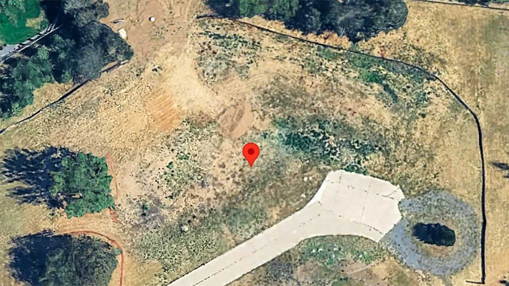 A google map image of the proposed project location.